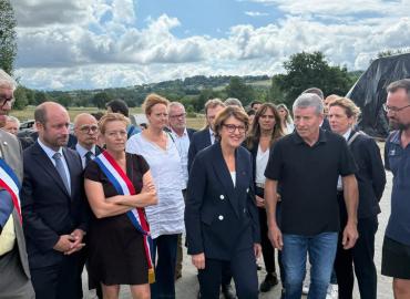 A la rencontre de nos agriculteurs aux côtés de la Ministre Annie Genevard